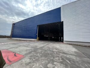 Avaliação de galpão logístico - pátio de manobra e estrutura externa